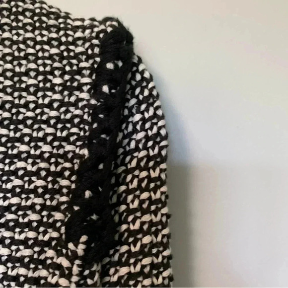 NWT Heartloom black white open  jacket azure sweater - Picture 7 of 7